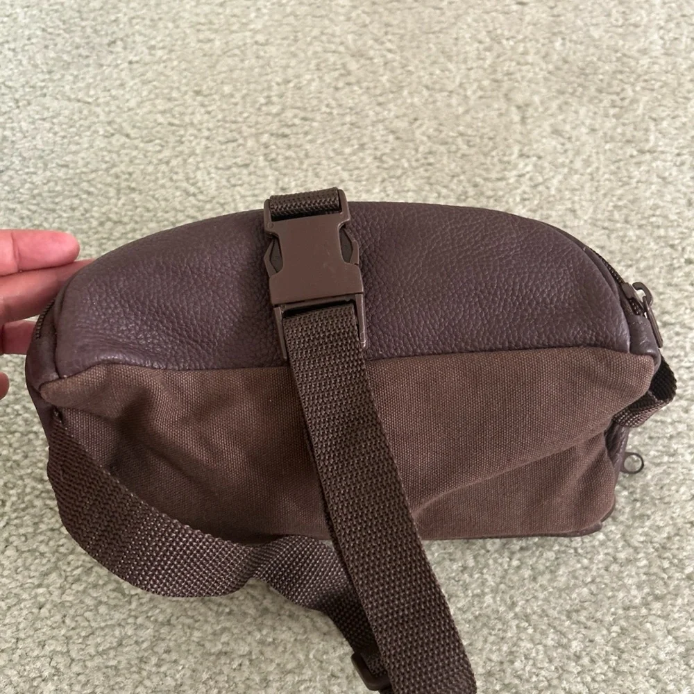 Vintage Wilson’s Genuine Leather Fanny Pack Belt Bag Brown NEW - Picture 3 of 10